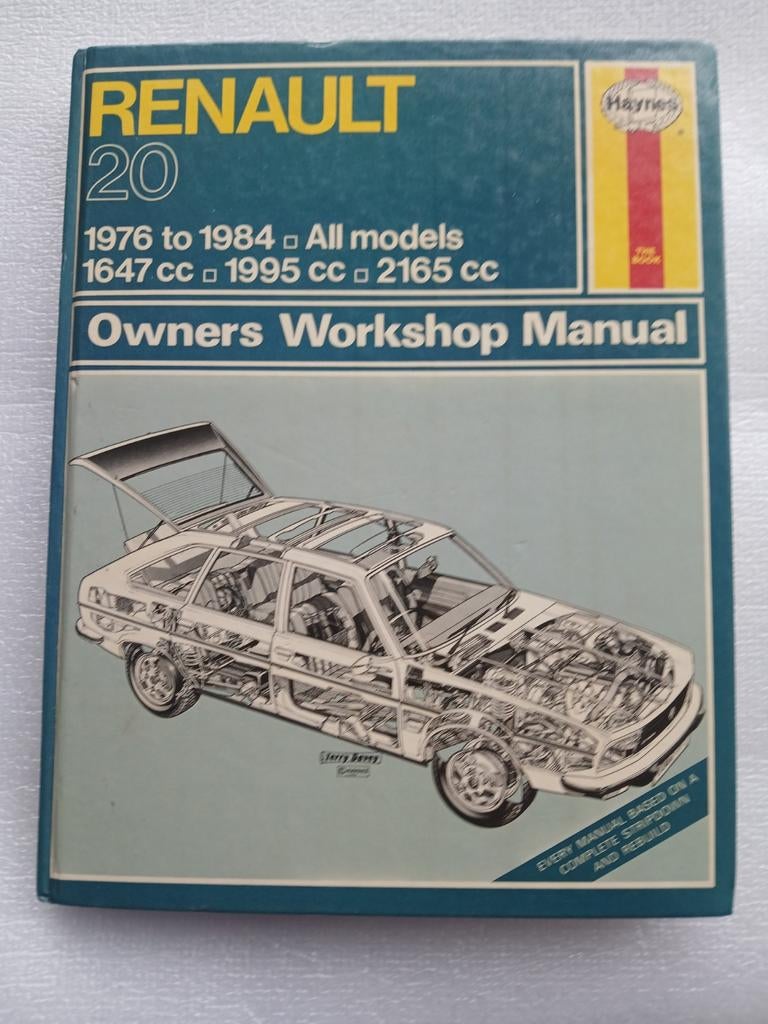 Renault 20 Haynes Werkplaatshandboek - Perfecte Staat, Auto diversen, Handleidingen en Instructieboekjes, Ophalen of Verzenden