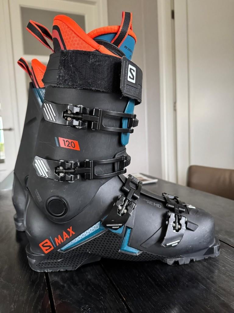 Salomon S/MAX 120 maat 28,5 (schoenmaat 44), 160 tot 180 cm, Schoenen, Zo goed als nieuw, Skiën