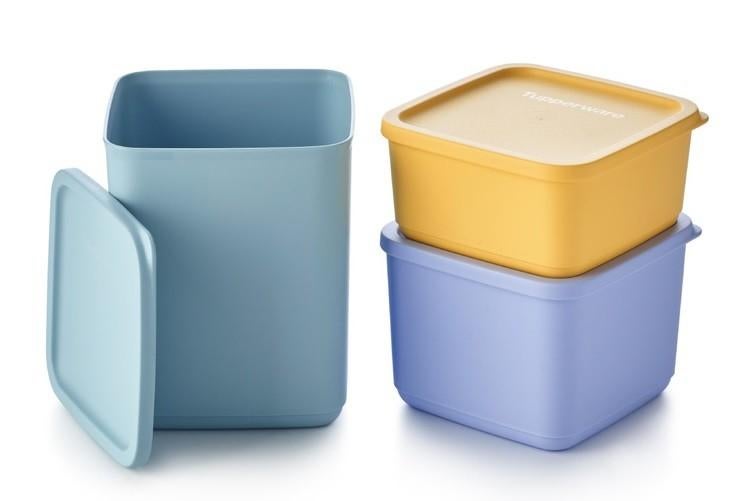 Tupperware Cubix Set 3-delig Nieuw, Ophalen of Verzenden, Nieuw, Bus of Trommel