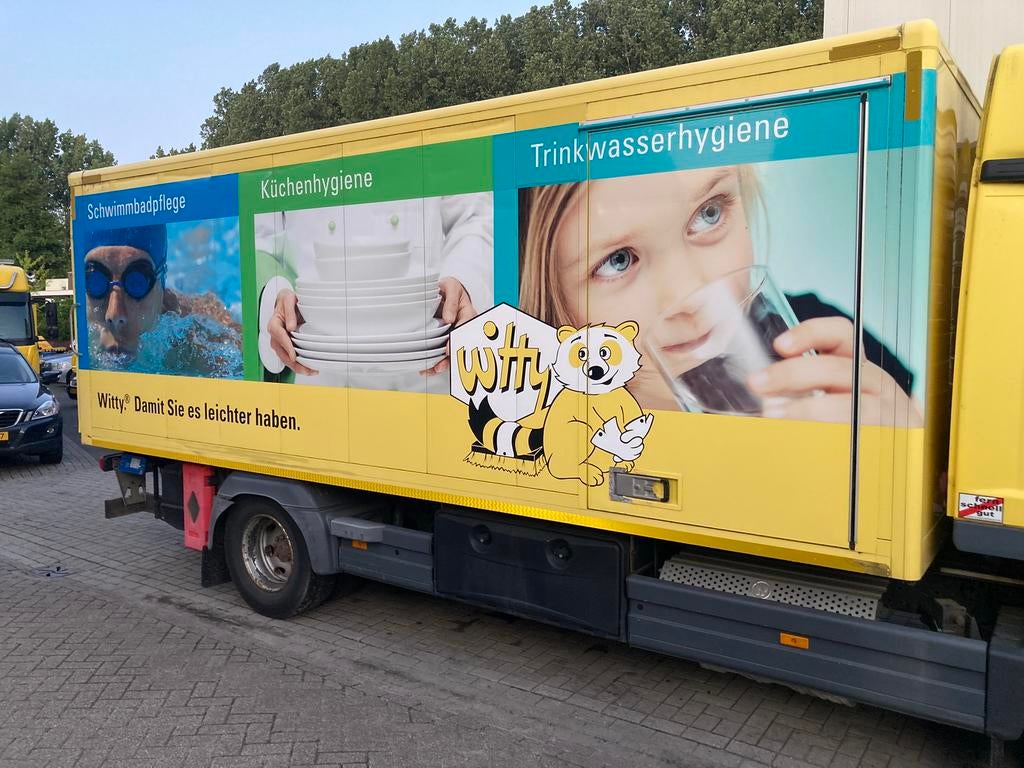 Mooie laadbak vrachtwagen meubelbak + laadklep 6.00 M Atego, Auto-onderdelen, Vrachtwagen-onderdelen, Ophalen, Gebruikt, Overige merken