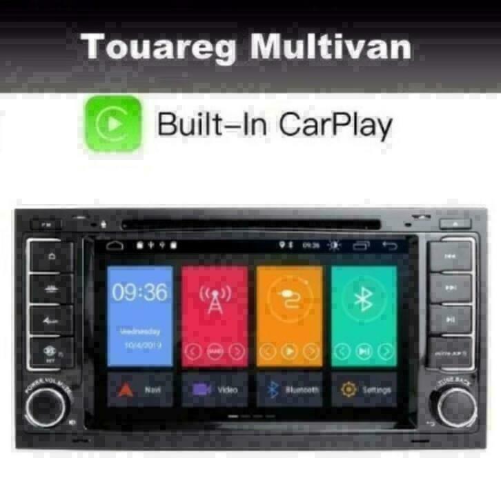 VW Touareg Multivan radio navigatie android 10 dab+ carplay, Ophalen of Verzenden, Nieuw
