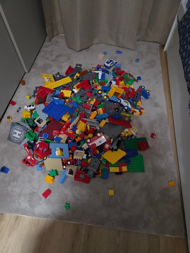 Twee grote zaken met duplo, Ophalen, Zo goed als nieuw