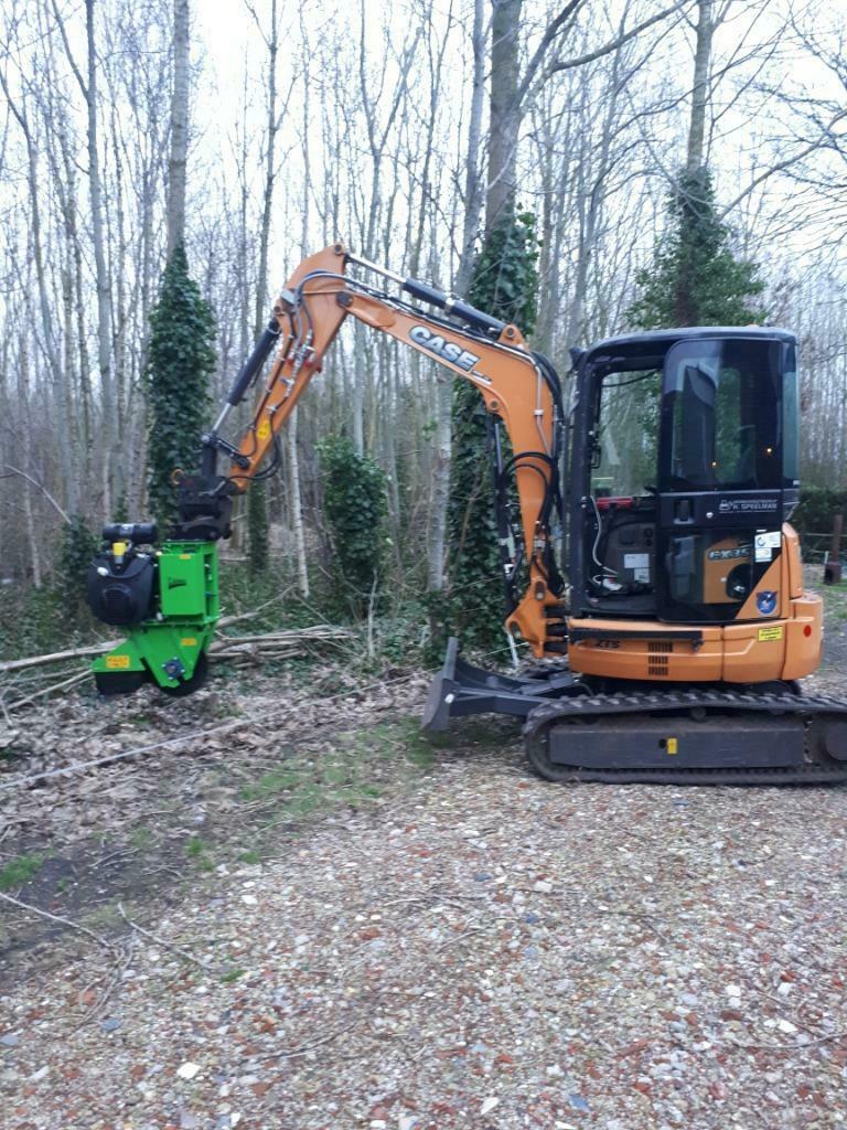 Stobbenfrezen/stronk verwijderen grondwerk minikraan dumper, Garantie, Tuinonderhoud of Snoeiwerk