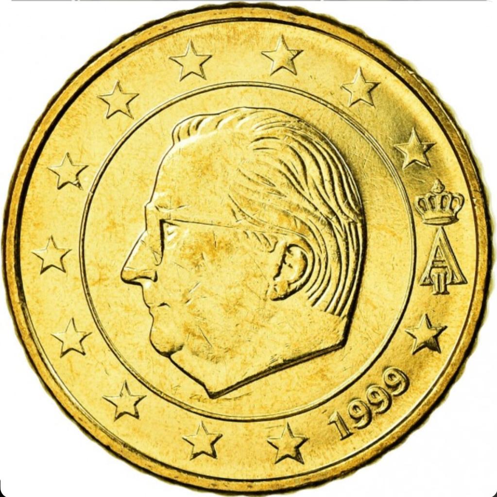 Euromunten, Ophalen of Verzenden, België, 50 cent, Losse munt