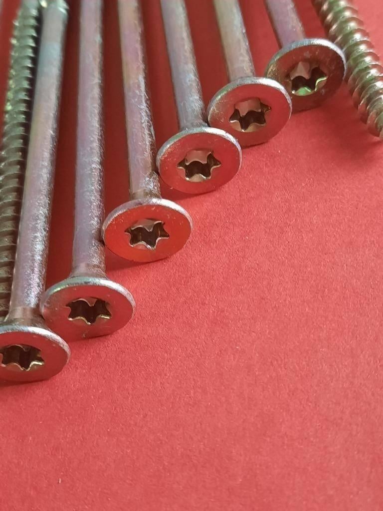 50 Torx houtbouwschroeven 6x140  carport veranda terras*, 50 tot 100 mm, N, N, Schroeven