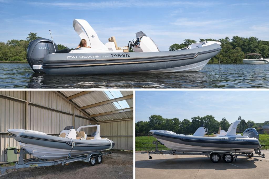 Italboats Stingher 22 GT - Sportieve Familie Rib boat 2024, Watersport en Boten, Ophalen, Zo goed als nieuw, Benzine, Overige materialen