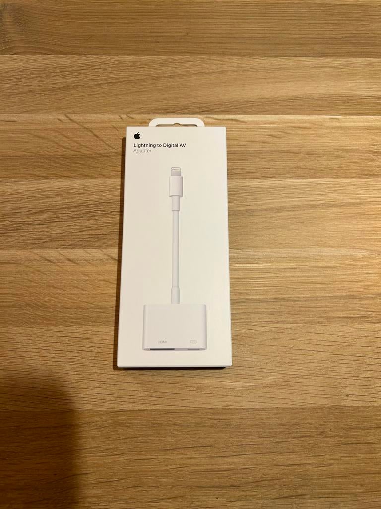 Apple Lightning to digital AV - MW2P3ZM/A - NIEUW!, Telecommunicatie, Mobiele telefoons | Apple iPhone, Ophalen of Verzenden, Nieuw