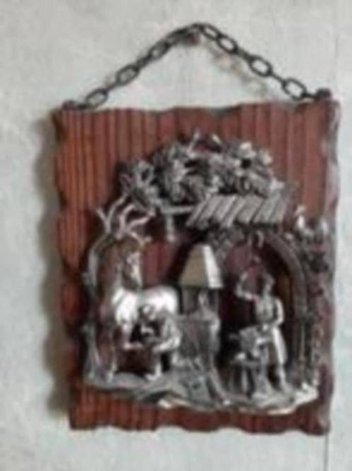 Wandbordje smederij, Antiek en Kunst, Ophalen of Verzenden