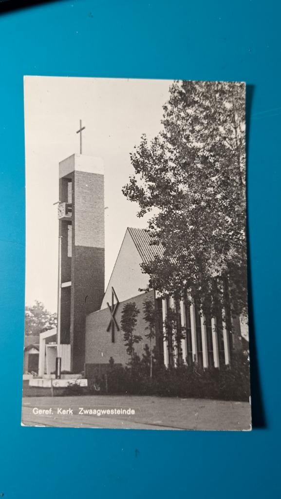 Zwaagwesteinde geref kerk, Ophalen of Verzenden, 1960 tot 1980, Ongelopen, Friesland