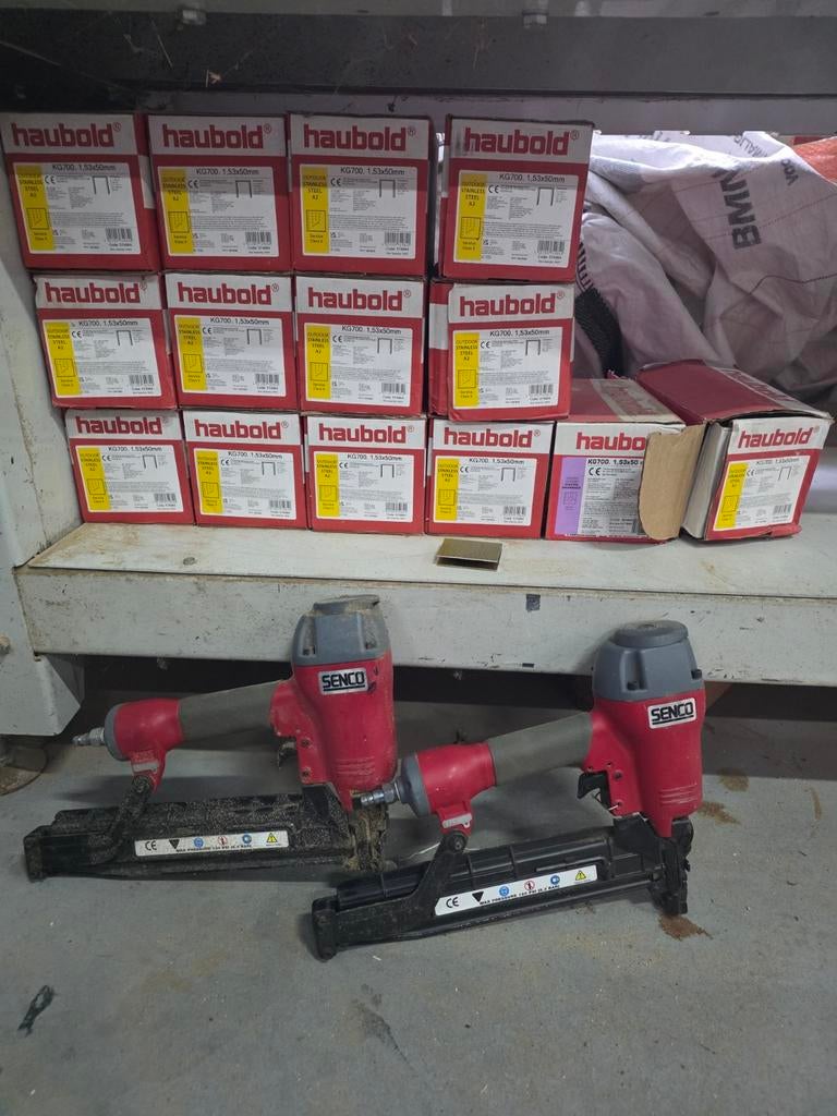 Senco Schiethamer met nieten Haubold KG700, Ophalen, Gebruikt