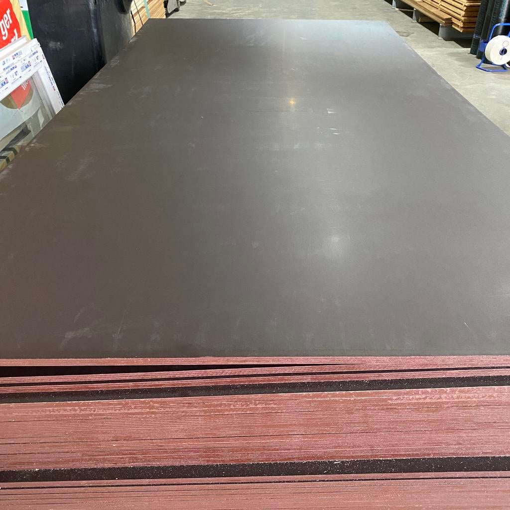 Berken betonplex platen 12mm, betonplex glad 1250x2500mm, Ophalen of Verzenden, Nieuw, Betonplex, Minder dan 20 mm