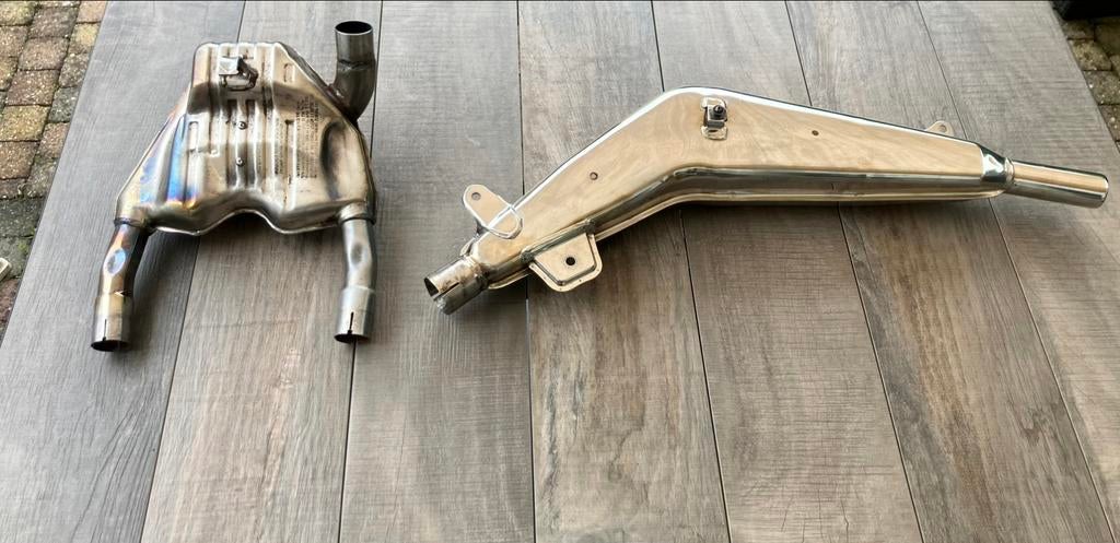 BMW R80GS R100GS (PD , Basic)Zeuna midden demper,einddemper, Ophalen of Verzenden, Gebruikt