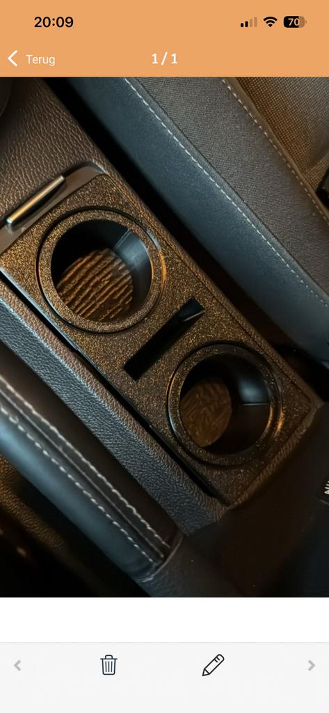 Golf 5 en 6 Bekerhouder middenconsole, Auto-onderdelen, Ophalen of Verzenden, Nieuw, Volkswagen