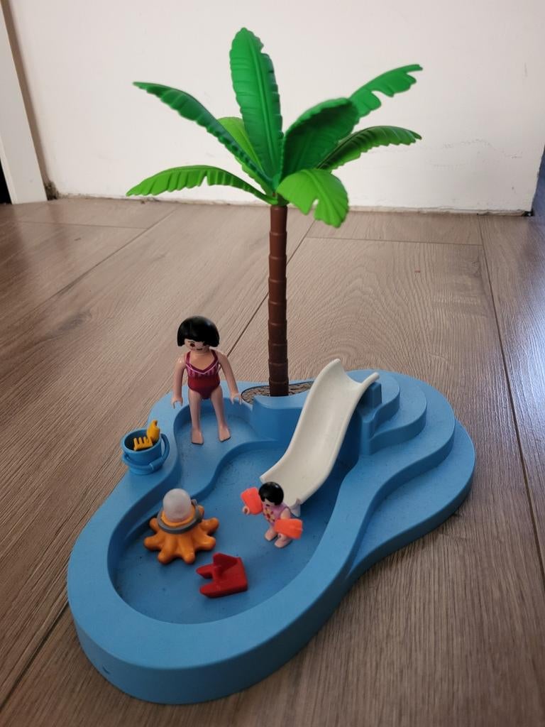 Playmobil Zwembad met accessoires, Ophalen, Zo goed als nieuw, Complete set