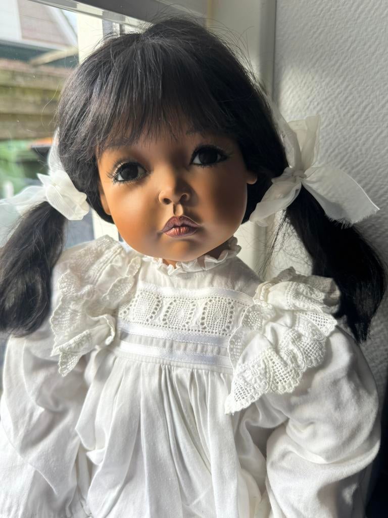 Orginelr keramische art doll van Joke Grobben, Ophalen of Verzenden, Zo goed als nieuw, Pop