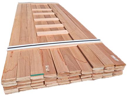 86 Meranti planken / latten geschaafd 1.2x9.0 cm - nr: HP722, Ophalen, Planken, Nieuw, Hardhout