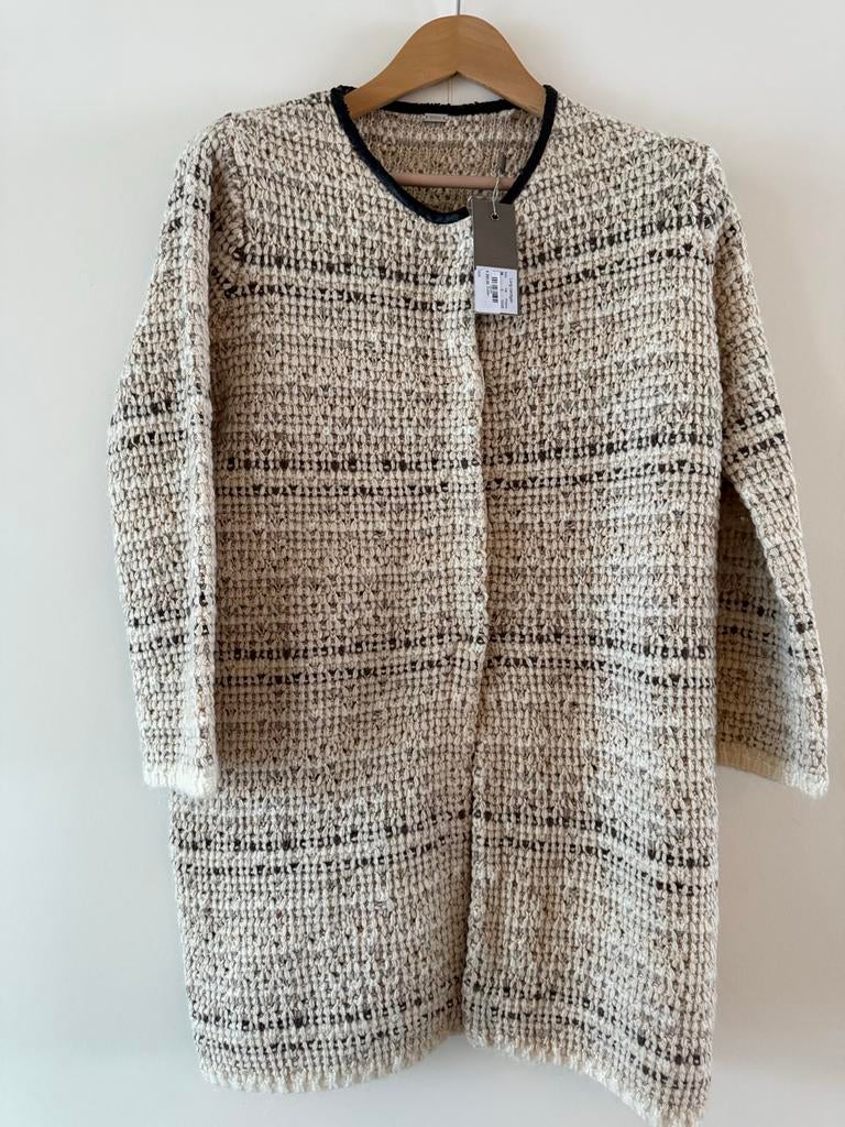 Gustav vest maat 38 - Mooi en stijlvol!, Kleding | Dames, Truien en Vesten, Nieuw, Maat 38/40 (M), Beige, Ophalen of Verzenden