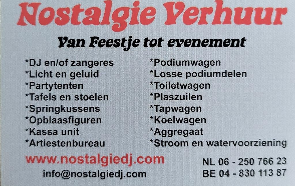 Party verhuur, feest vieren alles onder een dak, Contacten en Berichten, Thuisparty's