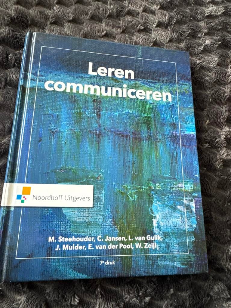 Leren Communiceren - M. Steehouder, Boeken, Ophalen of Verzenden, Alpha, Zo goed als nieuw, HBO