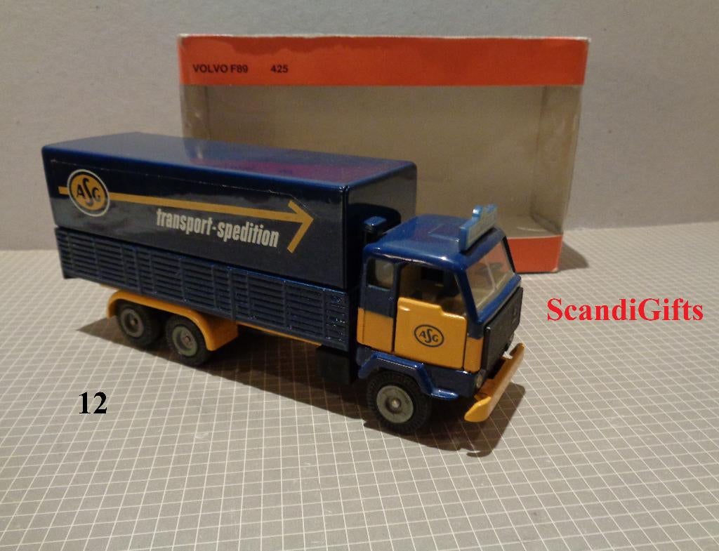 tekno volvo f89 asg, Hobby en Vrije tijd, Modelauto's | 1:50, Ophalen of Verzenden, Zo goed als nieuw, Bus of Vrachtwagen, Tekno