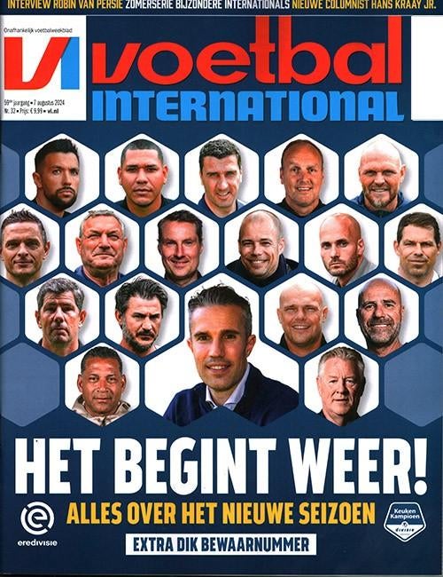 voetbalboek- VI gids nr. 32- 2024 Het begint weer !, Ophalen of Verzenden, Nieuw, Balsport