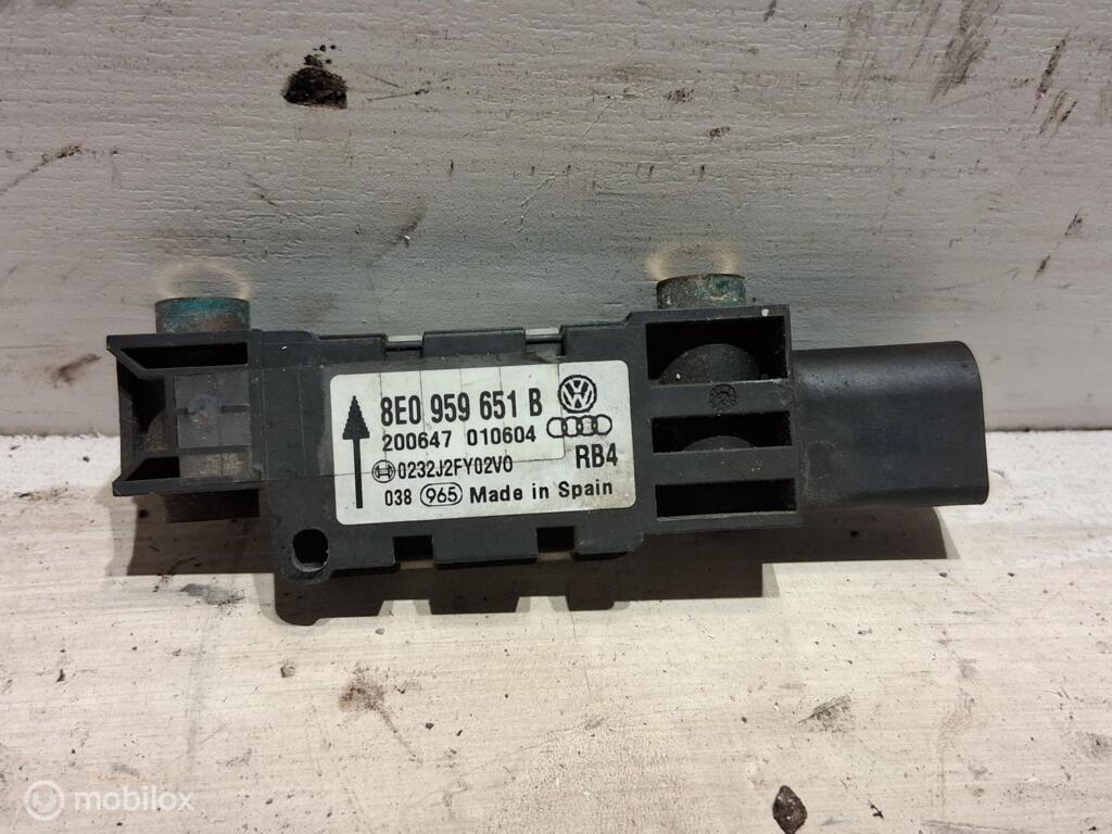 Airbag sensor Audi A3 8P 2.0 TDI  ('03-'12) 8E0959651B, Audi, Gebruikt, Audi, Ophalen of Verzenden