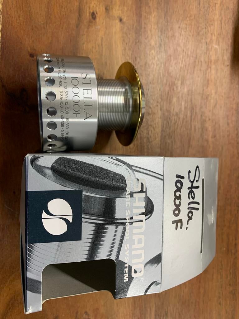 Shimano Stella 10000F Spoel - Zo goed als nieuw, Watersport en Boten, Ophalen of Verzenden, Zo goed als nieuw, Molen