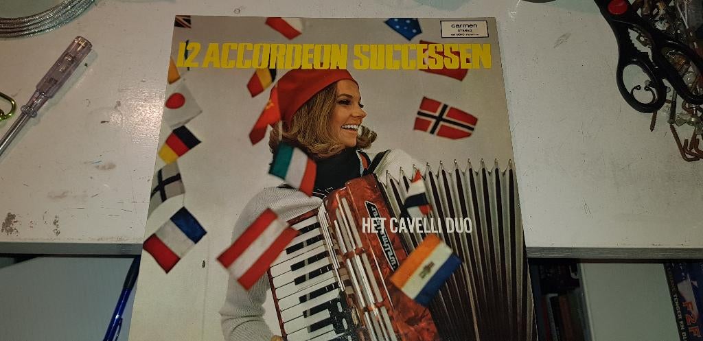 Het Cavelli Duo-12 accordeon successen (Z222-63), Ophalen of Verzenden, Zo goed als nieuw, 12 inch