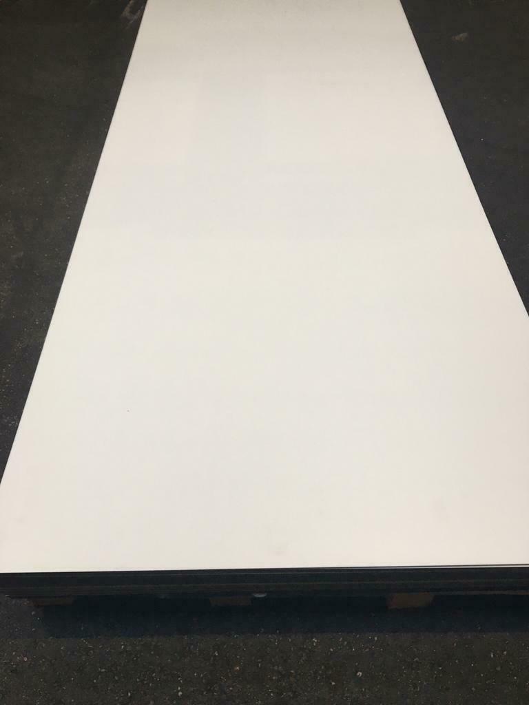 Compact/Volkern Wit RAL9010 244cm x 122cm 6mm € 77,50 p/s, Ophalen of Verzenden, Nieuw, HPL, Minder dan 20 mm