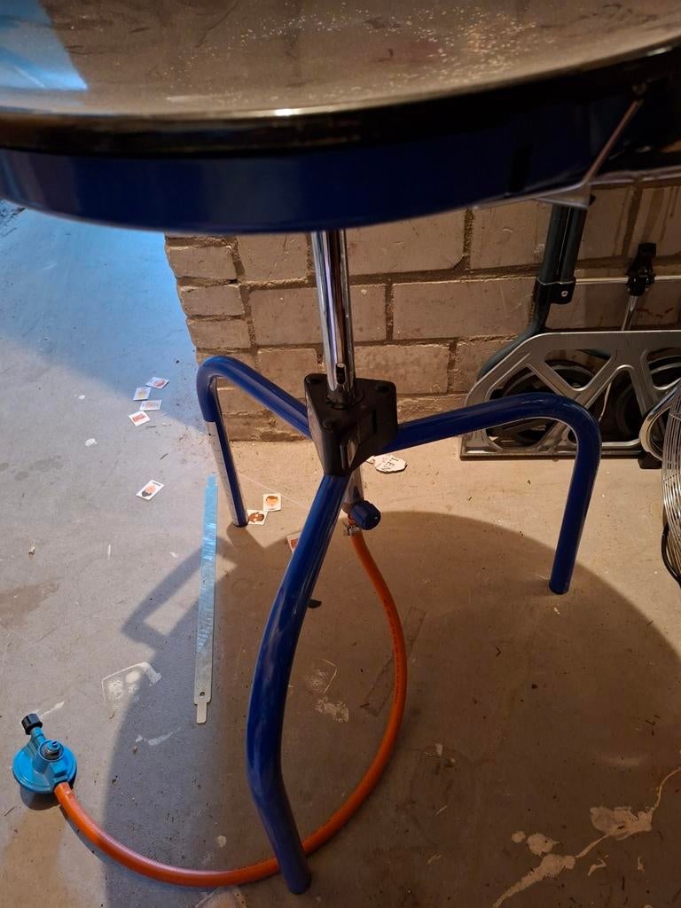 Skottelbraai, Caravans en Kamperen, Kampeeraccessoires, Ophalen, Gebruikt