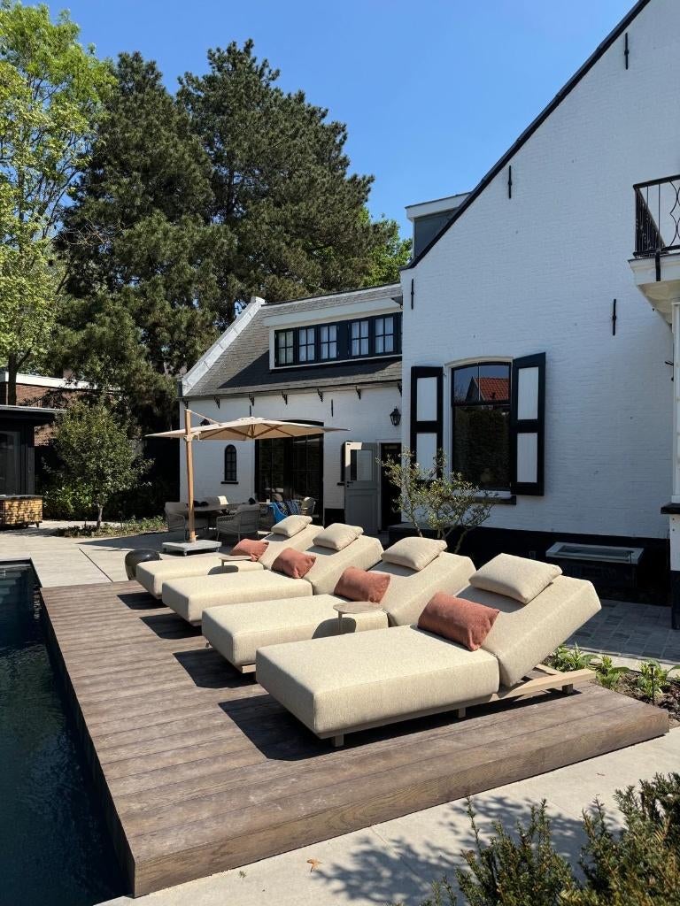 4 seasons outdoor ligbed Latte Daybed Verstelbaar