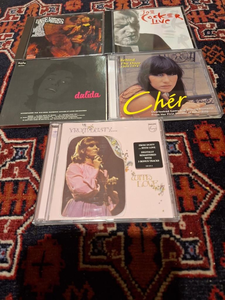 COMPACT DISCS  diverse, pop, Franse chansons, blues/ rock, Ophalen of Verzenden, Zo goed als nieuw