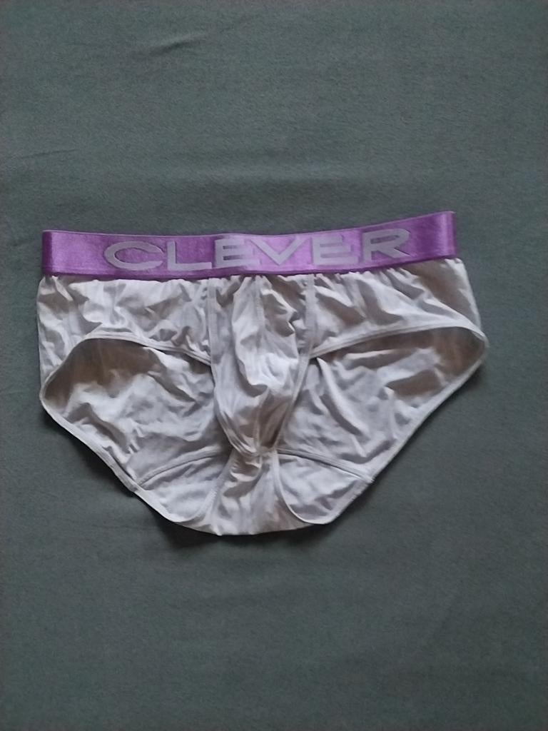 Heren onderbroek ondergoed slip grijs L gay   Clever, Ophalen of Verzenden, Grijs, Slip