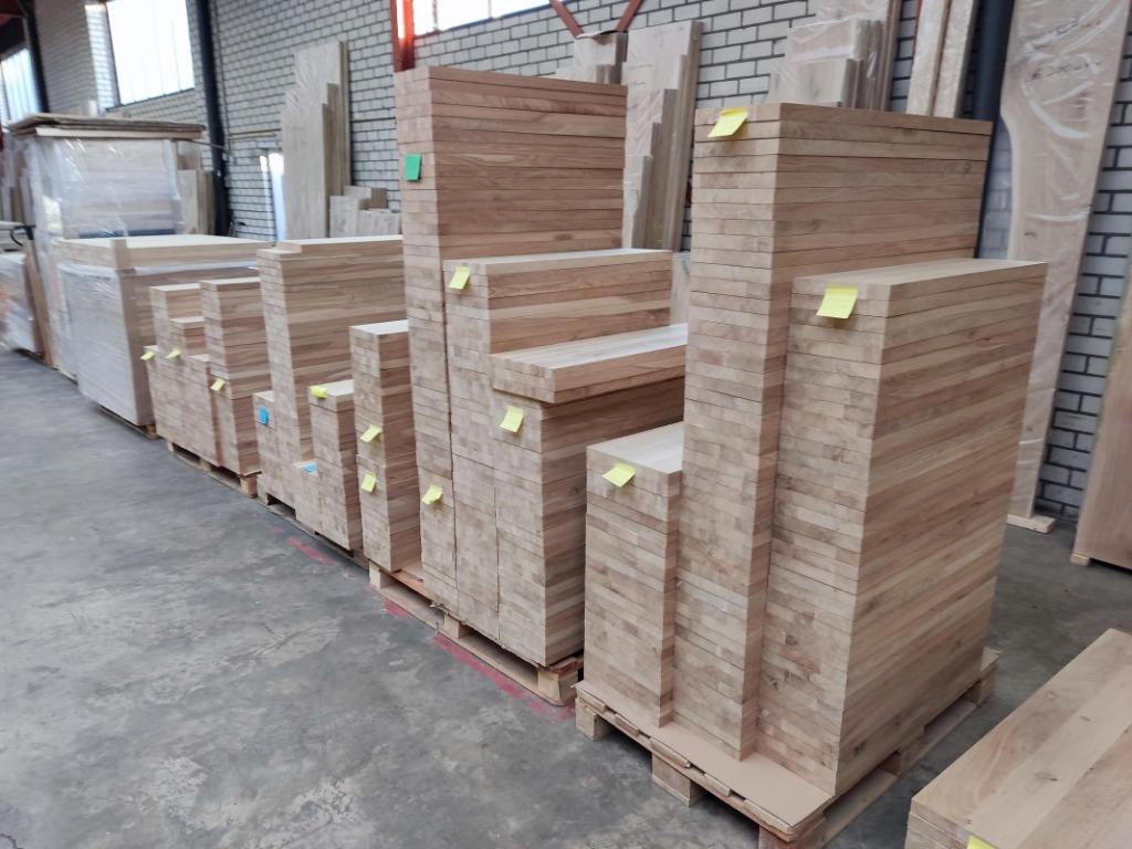 Massief eiken traptreden 40 mm dikte, extra brede lamellen, Ophalen, 50 tot 150 cm, Overige typen, Nieuw
