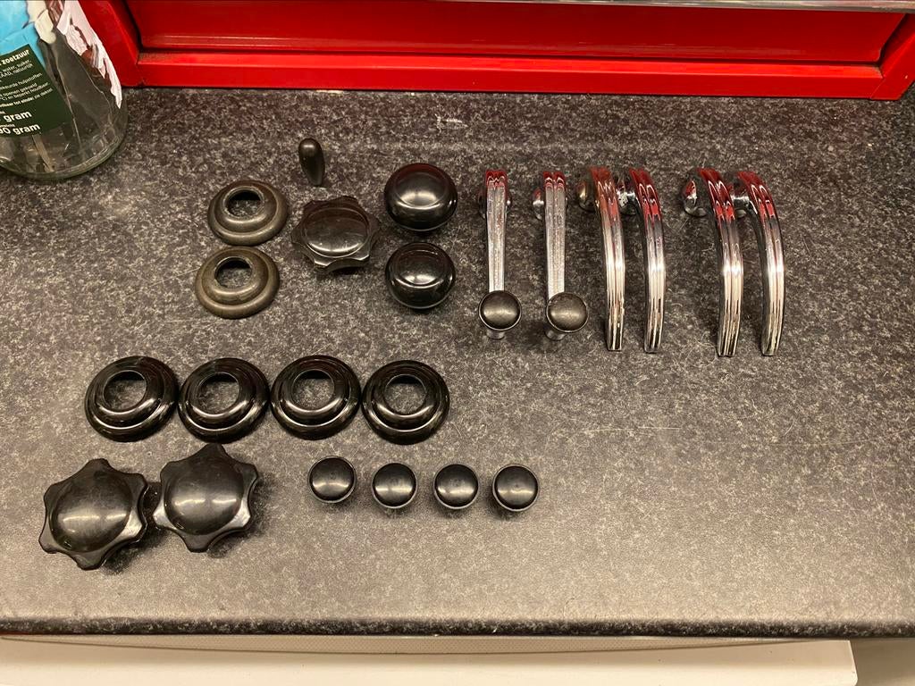 Volkswagen vw bril ovaal kever dashboard knoppen en raamslin, Ophalen of Verzenden, Gebruikt, Volkswagen
