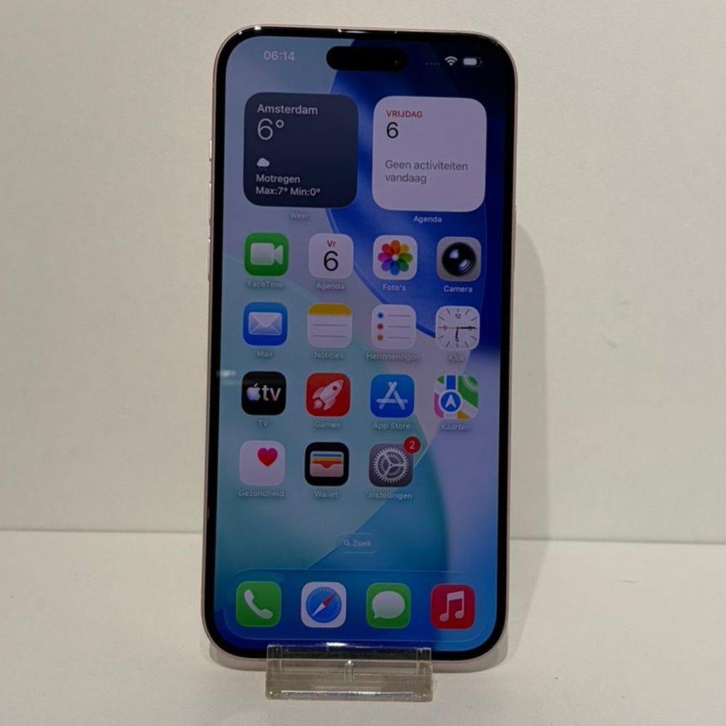 iPhone 15 Plus 256GB Roze Accu:85% Zeer Nette Staat, 256 GB, Ophalen of Verzenden, Zo goed als nieuw, Zonder abonnement