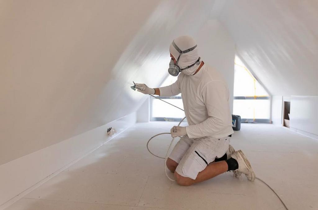 Latex spuiten, saus spuiten, airless, spuitwerk/schilderwerk, Garantie, Behangen