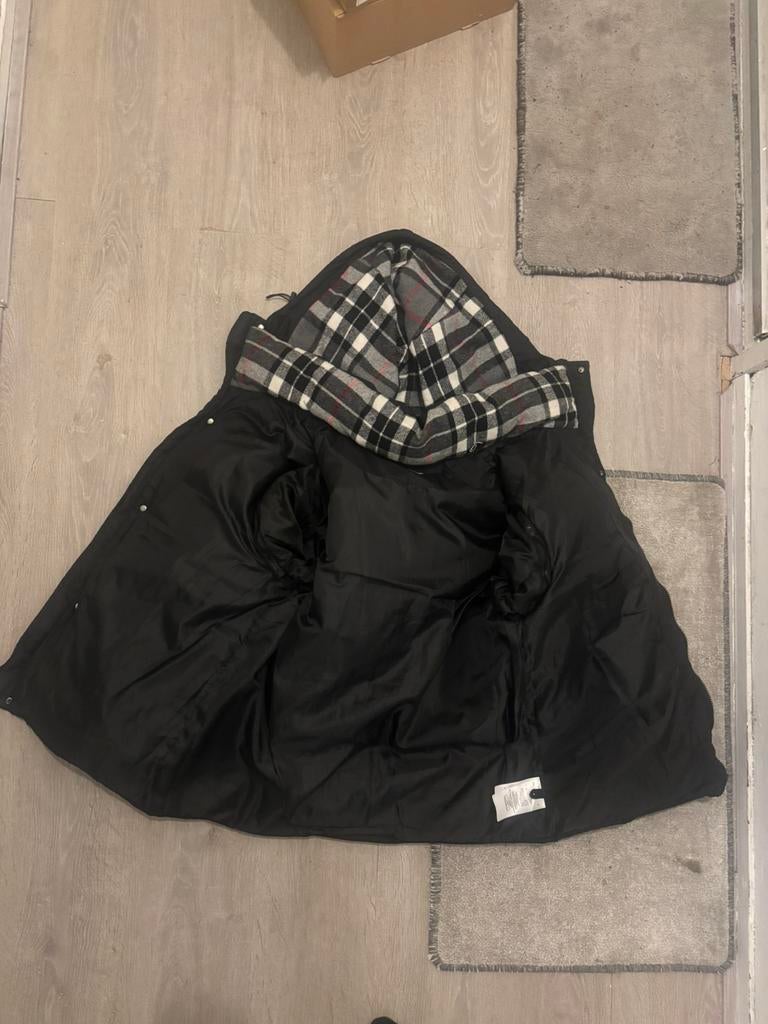 Burberry winterjas, Kleding | Heren, Jassen | Winter, Ophalen of Verzenden, Zo goed als nieuw, Maat 52/54 (L), Zwart