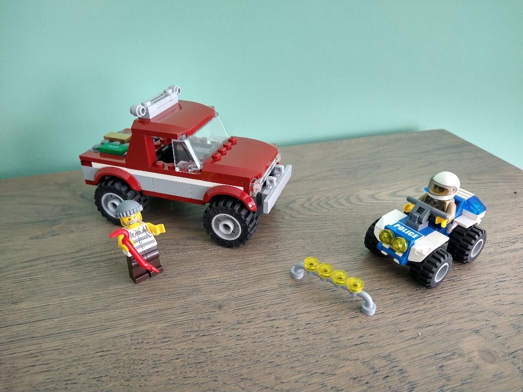 Lego city Snelle achtervolging 4437 Police pursuit, Ophalen of Verzenden, Zo goed als nieuw, Complete set, Lego