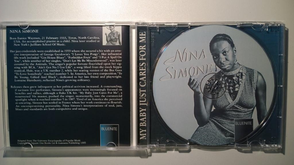 Nina Simone - My Baby Just Cares For Me (Bluenite), Ophalen of Verzenden, 1960 tot 1980, Zo goed als nieuw, Jazz