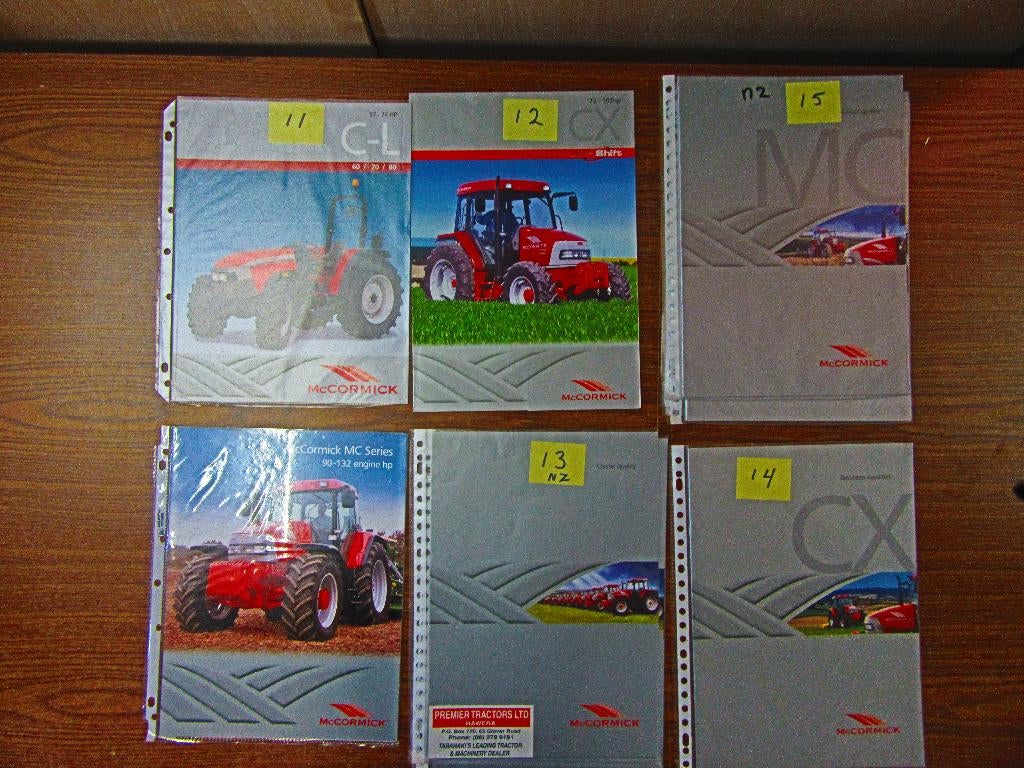 Mc Cormick  tractor folders   landbouw, Ophalen of Verzenden, Zo goed als nieuw, Tractor en Landbouw