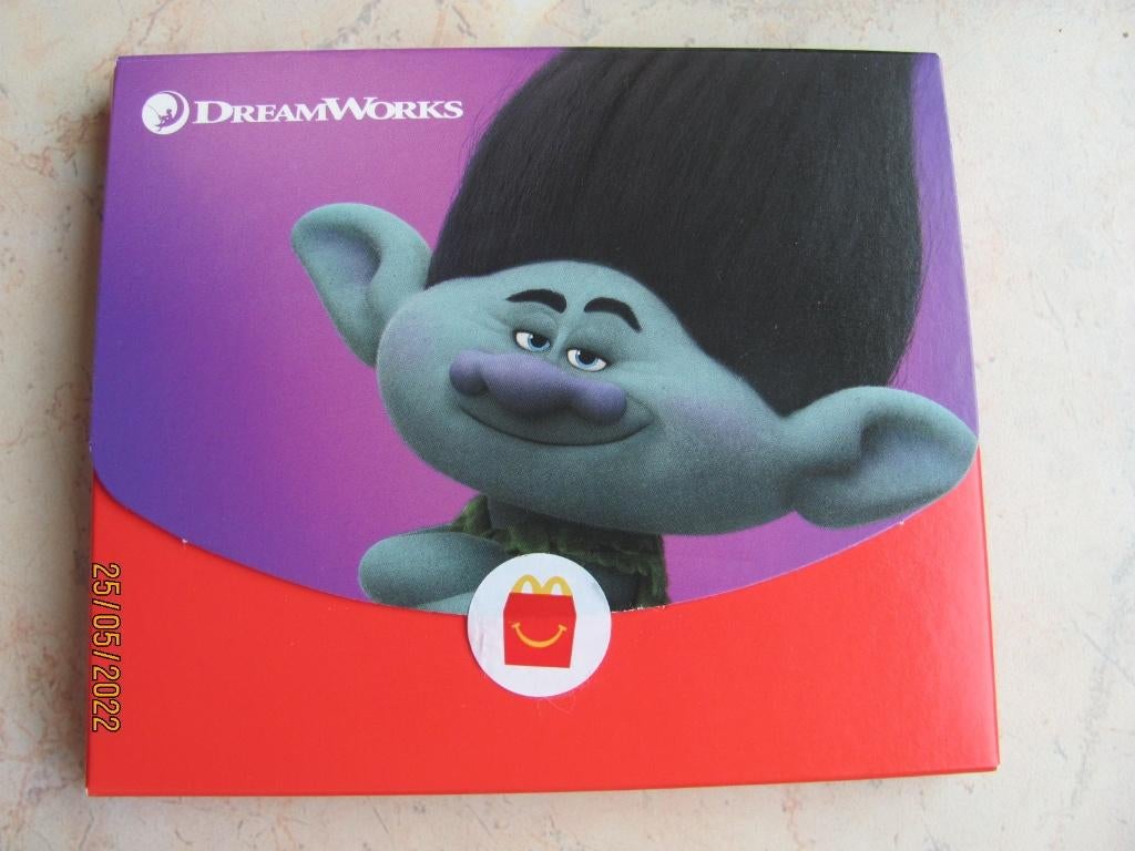 NIEUW McDonald's Happy Meal DREAMWORKS spel Trolls bordspel, Nieuw, Ophalen of Verzenden, Een of twee spelers, McDonald's