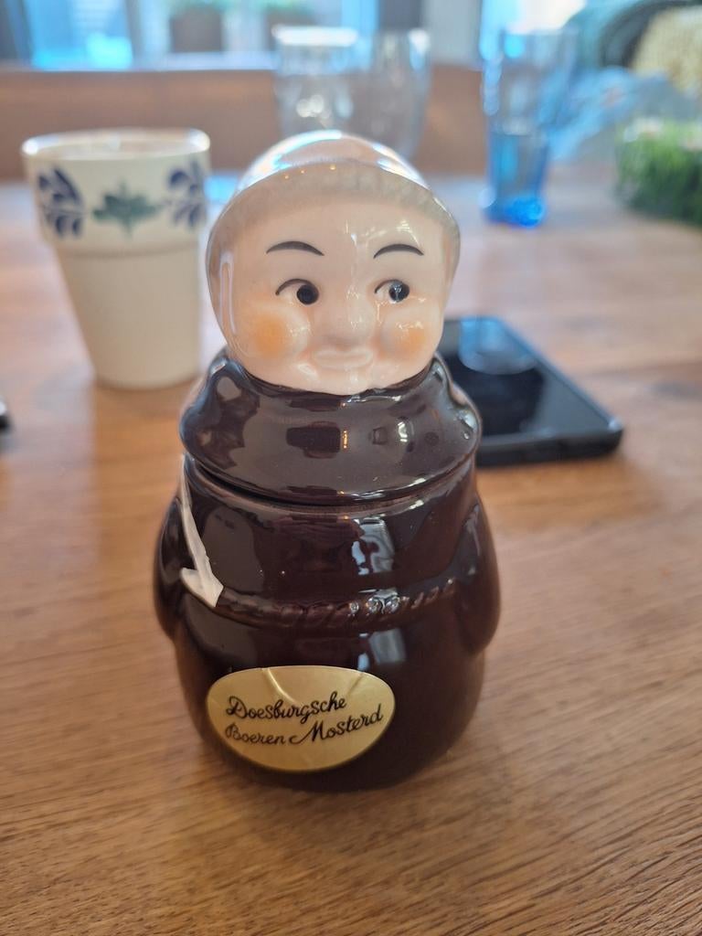 Vintage Goebel Friar Tuck Monnik Suikerpot, Ophalen