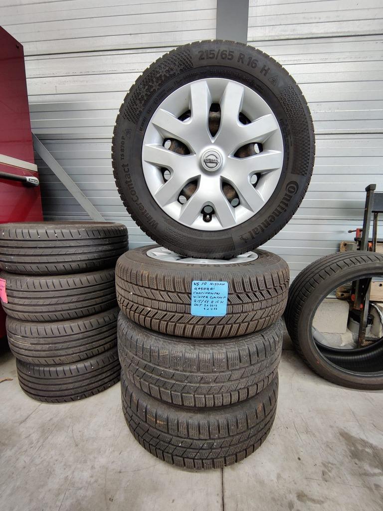Winterbandenset stalen velg  Nissan Qashqai, Auto-onderdelen, Banden en Velgen, Ophalen, 16 inch, Banden en Velgen, Winterbanden
