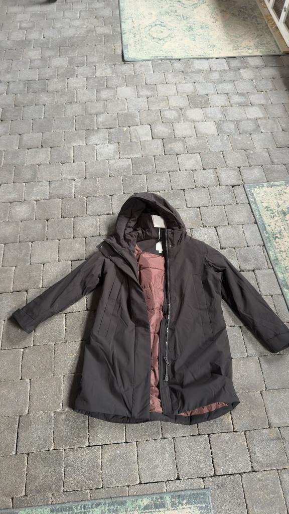 Elvine Eline winterjas – unisex, Kleding | Dames, Jassen | Winter, Nieuw, Maat 46/48 (XL) of groter, Zwart, Ophalen of Verzenden