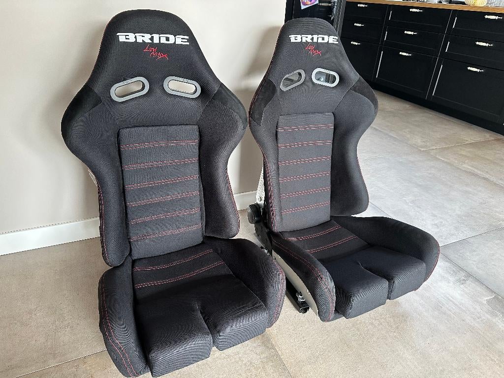 Bride Gias Low Max Black/Red sportstoel kuipstoel, Auto diversen, Ophalen of Verzenden