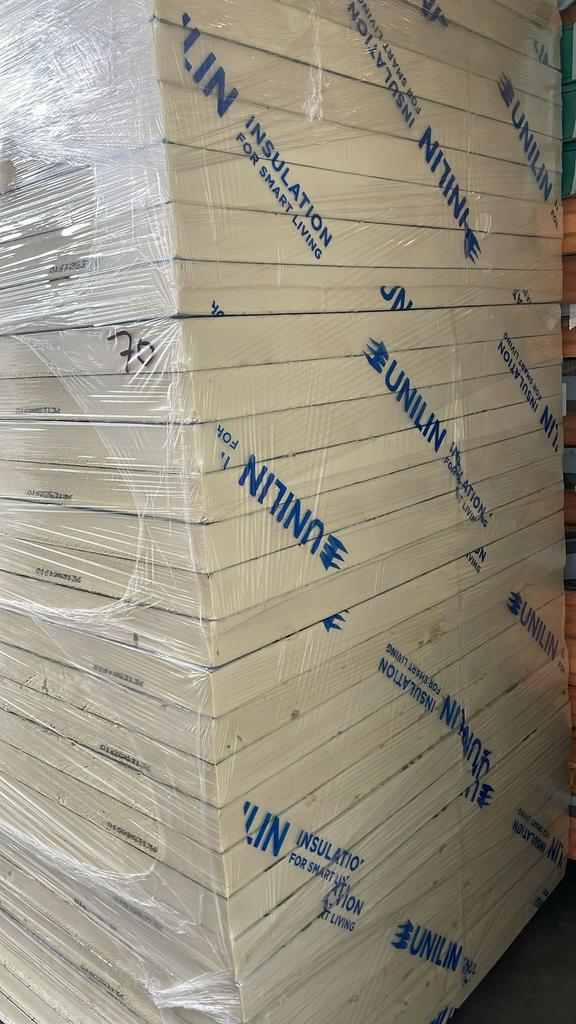 Mooie partijen 70 en 80 mm pir 240 x 120 cm alu b keus, Ophalen, Hardschuim (Pir), 8 tot 12 cm, 15 m² of meer