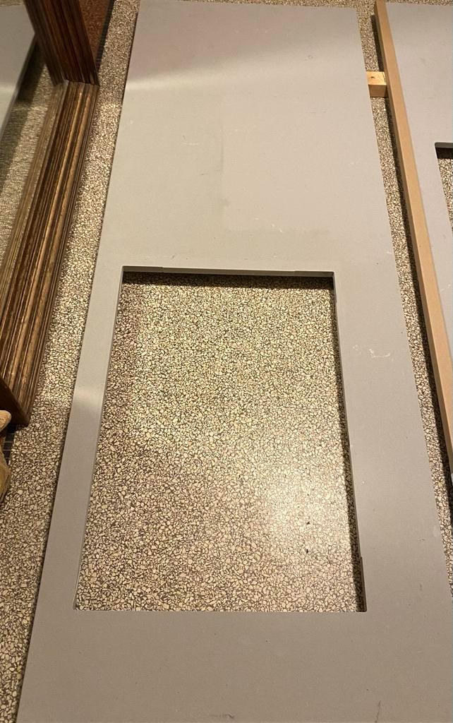 Nieuw composiet keukenblad, kleur Raw concrete satin, Ophalen, Nieuw, 200 cm of meer, Minder dan 100 cm