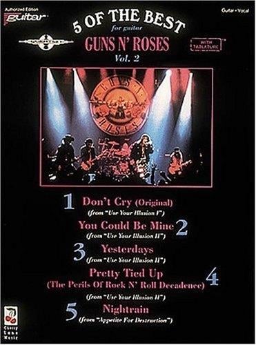 Gitaar- Guns N' Roses-5 of the Best-Vol. 2-ook TAB-hardrock, Gitaar, Gebruikt, Overige genres, Ophalen of Verzenden