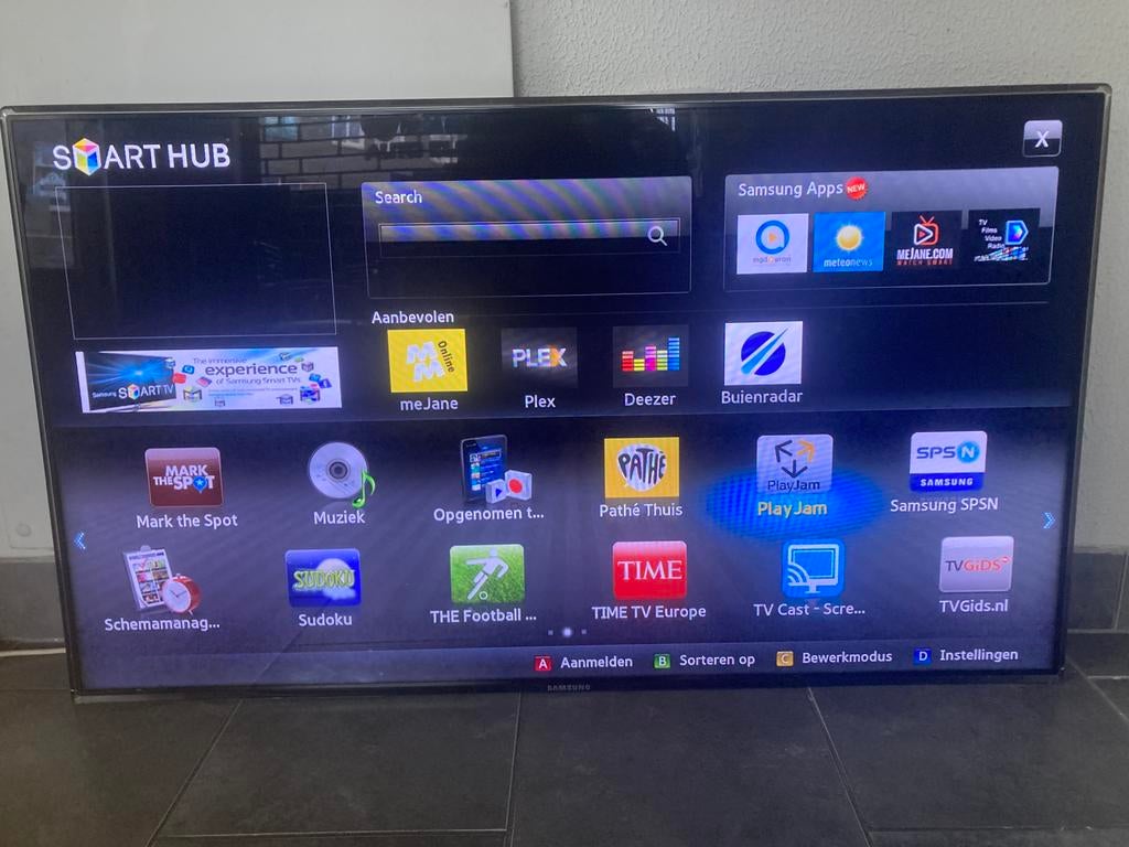 Samsung 43 inch smart tv, 50 Hz, Ophalen of Verzenden, Zo goed als nieuw, Samsung